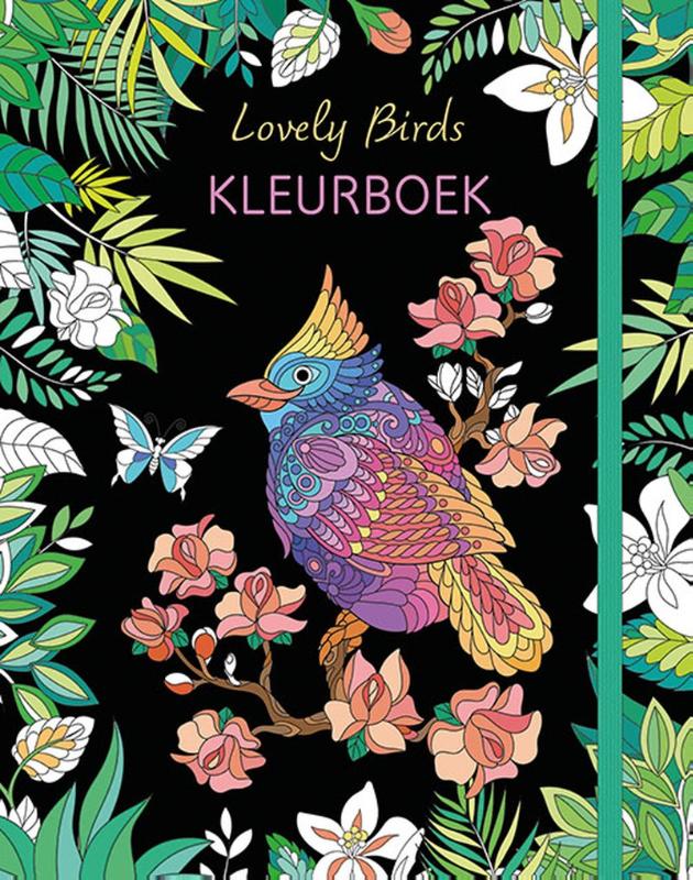Omslag van Lovely Birds kleurboek