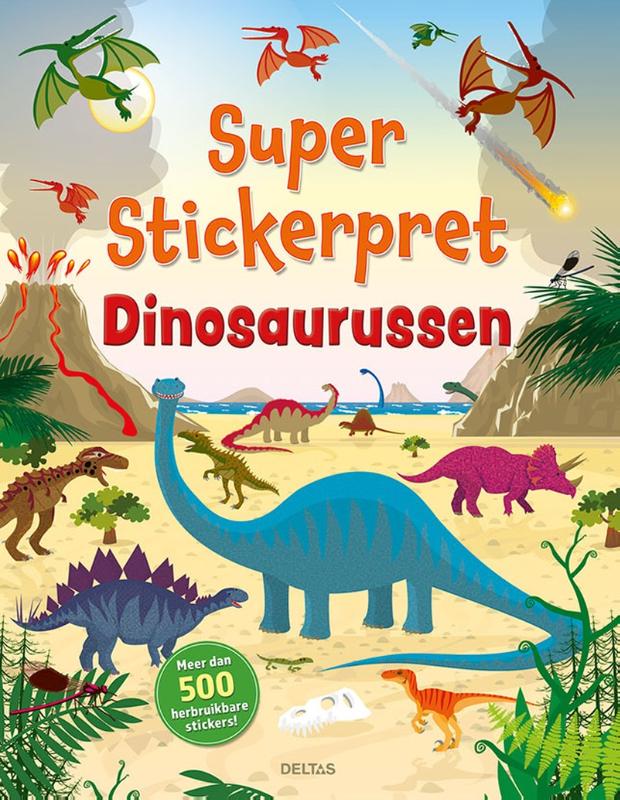 Omslag van Super stickerpret - Dinosaurussen