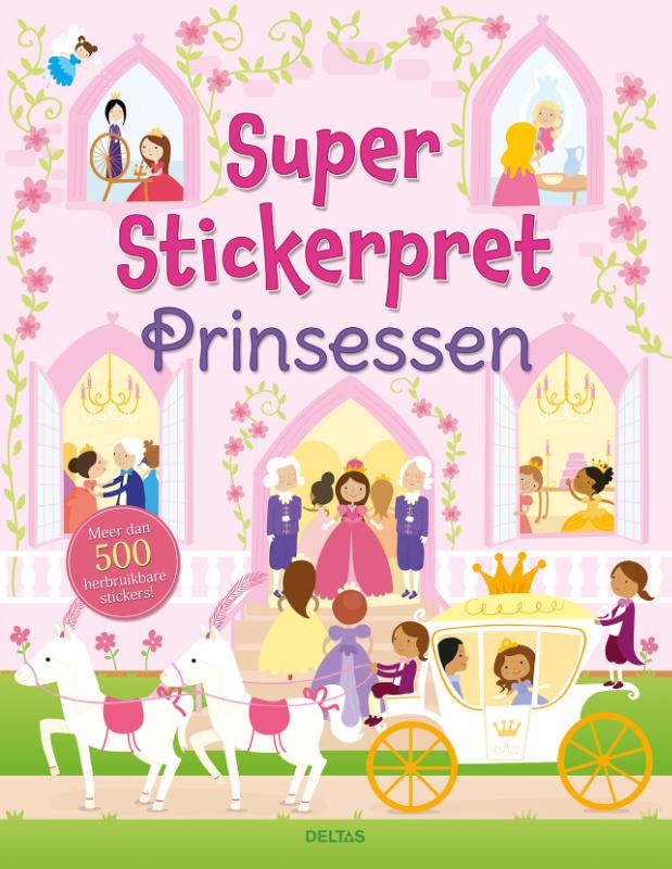 Omslag van Super stickerpret - Prinsessen