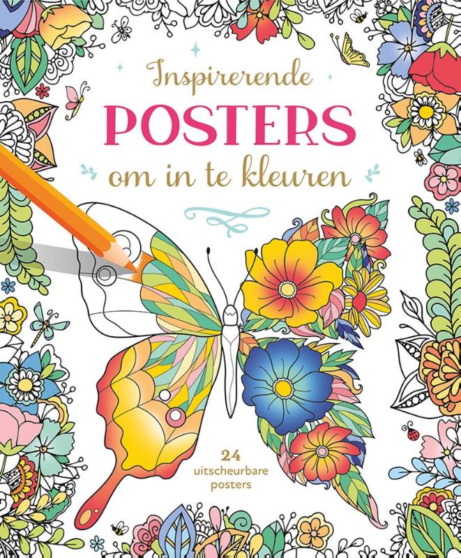 Omslag van Inspirerende posters om in te kleuren
