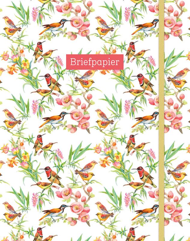 Omslag van Briefpapier Romantic Garden