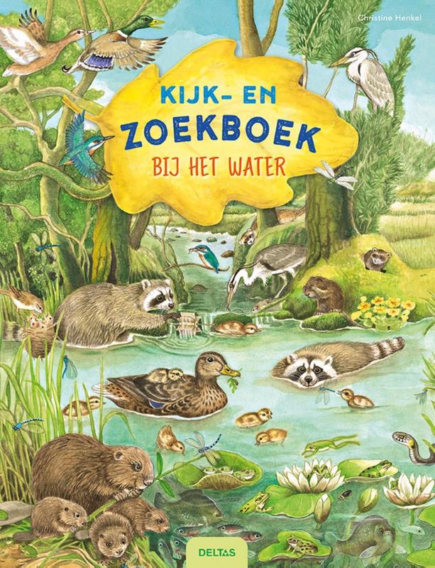 Omslag van Kijk- en zoekboek - Bij het water
