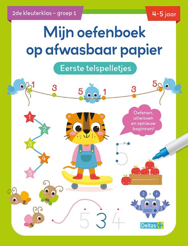 Omslag van Eerste telspelletjes 4-5 jaar