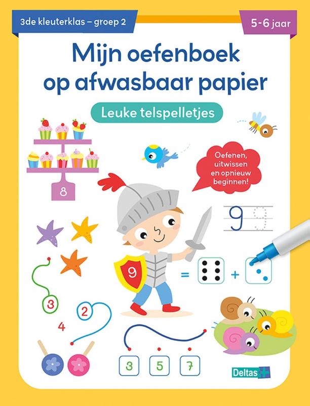 Omslag van Leuke telspelletjes 5-6 jaar