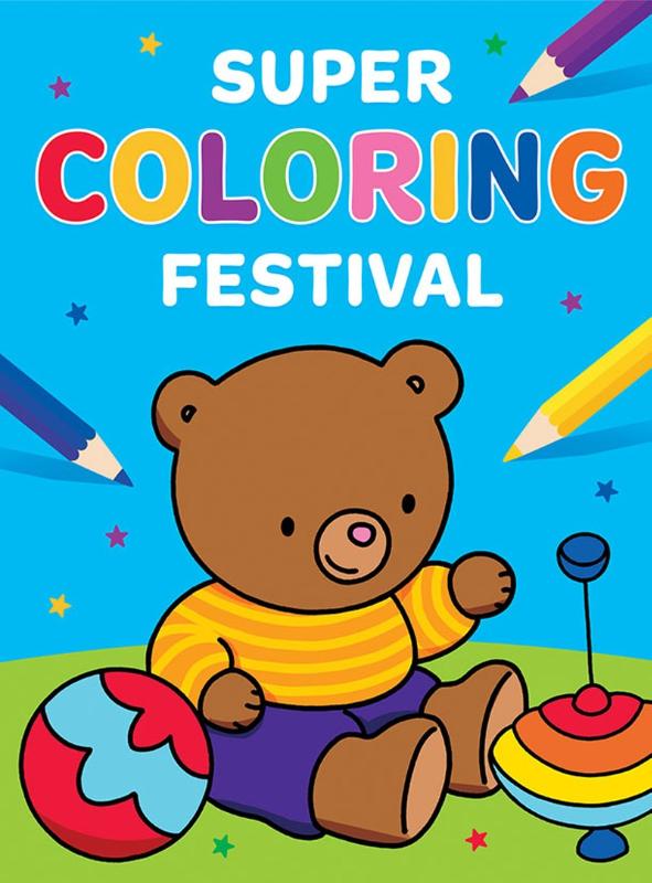 Omslag van Super coloring festival