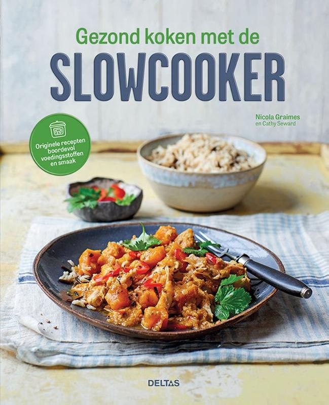 Omslag van Gezond koken met de slowcooker