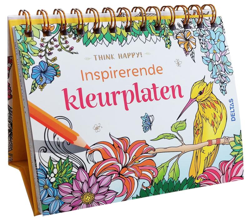 Omslag van Think happy! Inspirerende kleurplaten