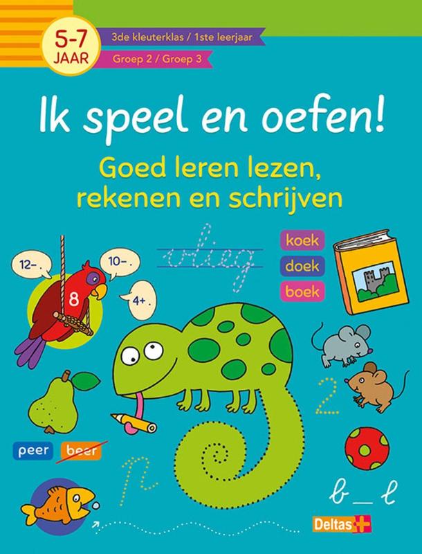 Omslag van Ik speel en oefen! Eerste stappen naar tellen en schrijven (5-7j.)
