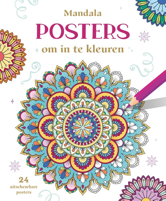 Omslag van Mandala posters om in te kleuren