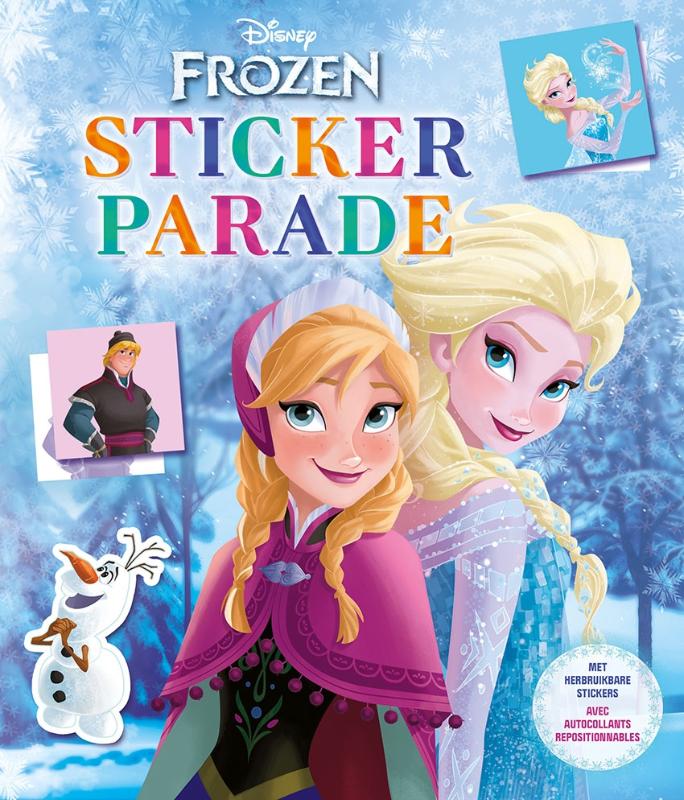 Omslag van Disney Sticker Parade Frozen / Disney Sticker Parade Frozen - La Reine des Neiges