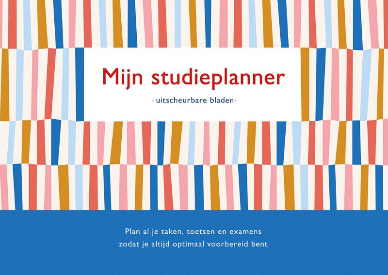 Omslag van Mijn studieplanner - balkjes