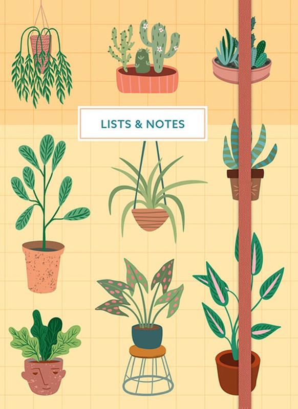 Omslag van Lists & notes - Houseplants