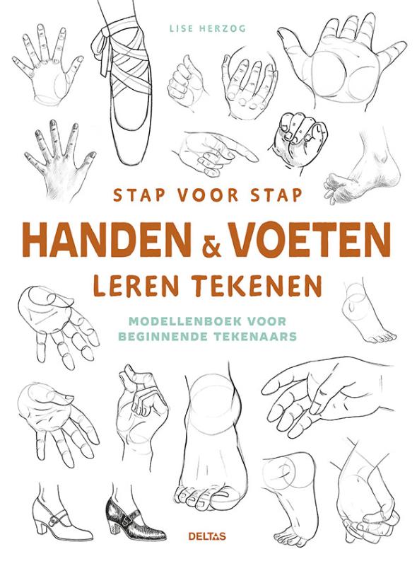 Omslag van Stap voor stap handen en voeten leren tekenen