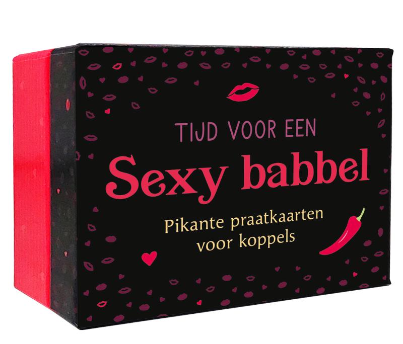 Omslag van Tijd voor een sexy babbel - Pikante praatkaarten voor koppels