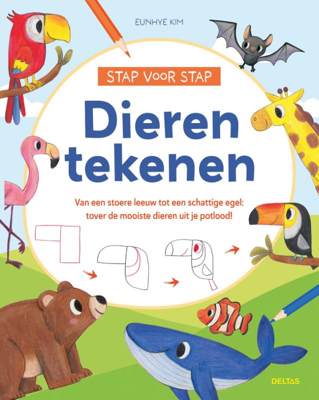 Omslag van Stap voor stap dieren tekenen