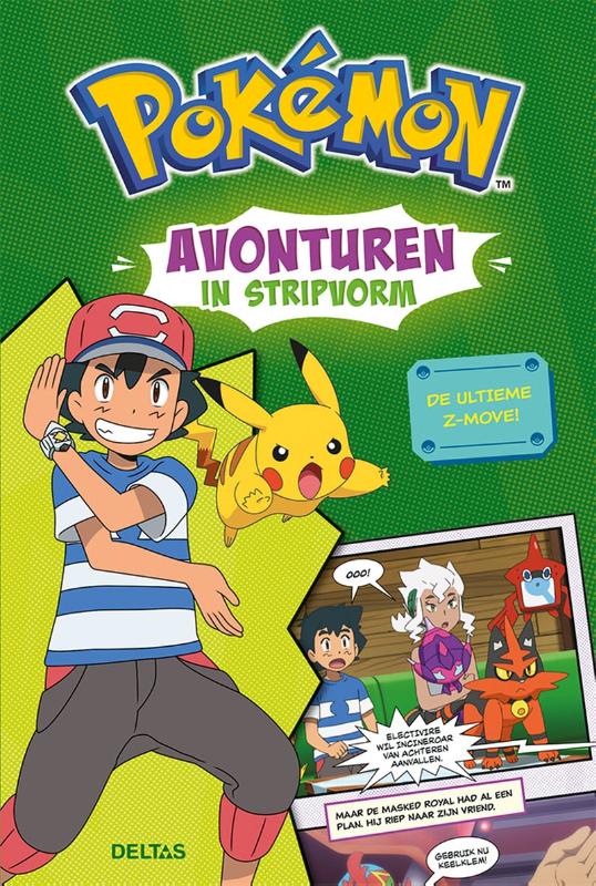 Omslag van Pokémon avonturen in stripvorm - De ultieme z-move!