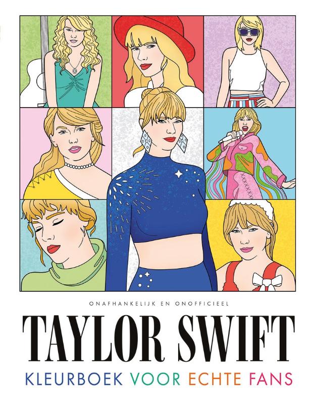 Omslag van Taylor Swift - Kleurboek voor echte fans
