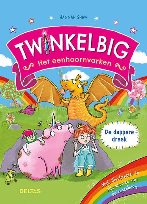 Omslag van Twinkelbig het eenhoornvarken - De dappere draak