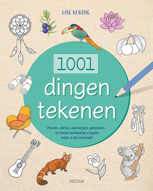 Omslag van 1001 dingen tekenen