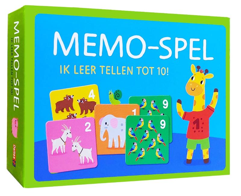 Omslag van Ik leer tellen tot 10! Memo-spel