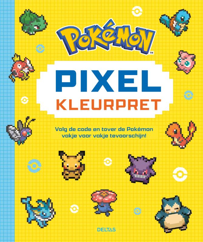 Omslag van Pokémon pixel kleurpret