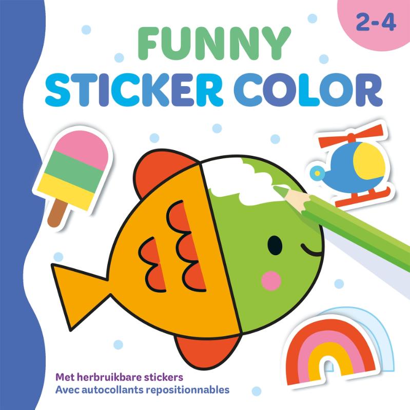 Omslag van Funny Sticker Color (2-4 j.) / Funny Sticker Color (2-4a.)