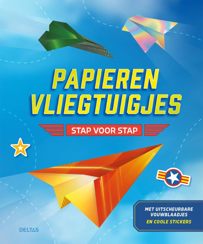 Omslag van Papieren vliegtuigjes - stap voor stap