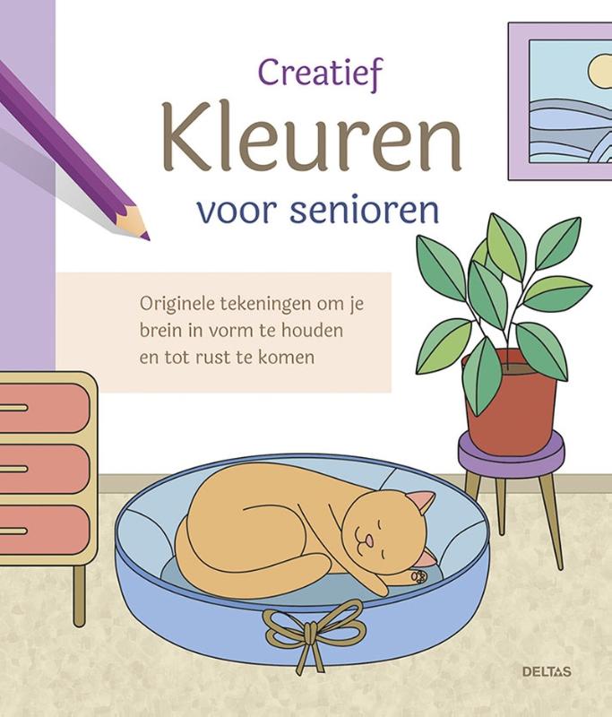 Omslag van Creatief kleuren voor senioren