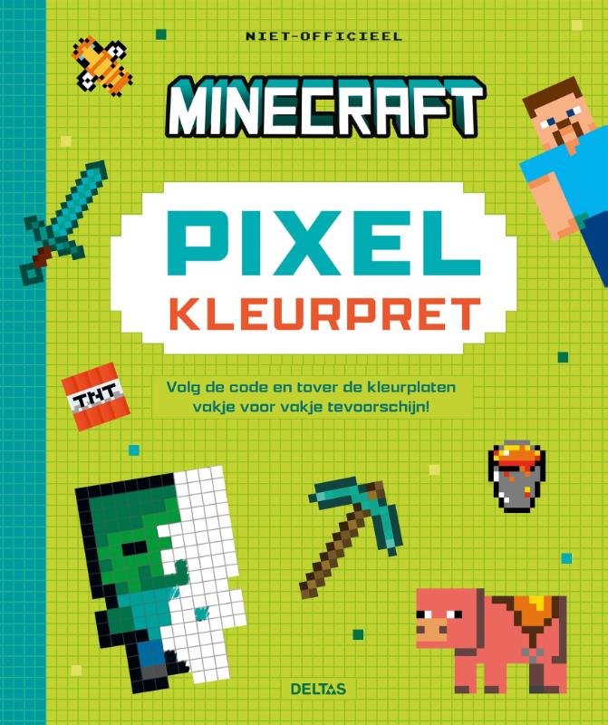 Omslag van Minecraft pixel kleurpret