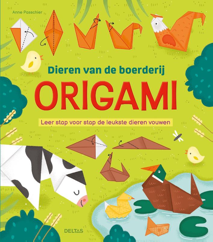 Omslag van Origami dieren van de boerderij