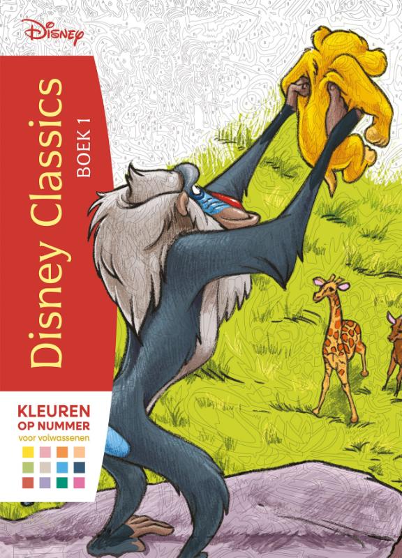 Omslag van Disney Classics boek 1 - Kleuren op nummer voor volwassenen