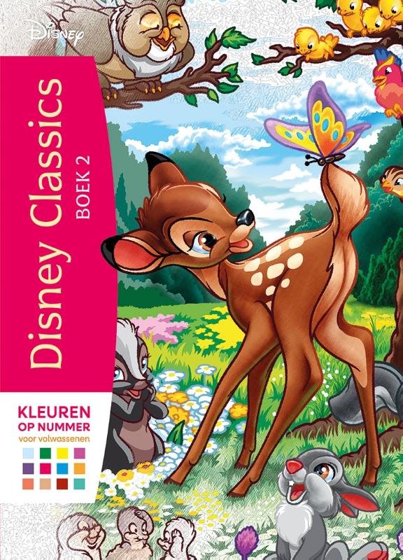 Omslag van Disney Classics boek 2 Kleuren op nummer voor volwassenen