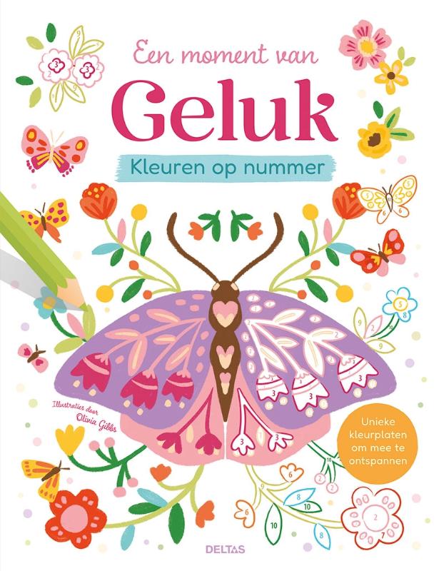 Omslag van Kleuren op nummer - Een moment van Geluk