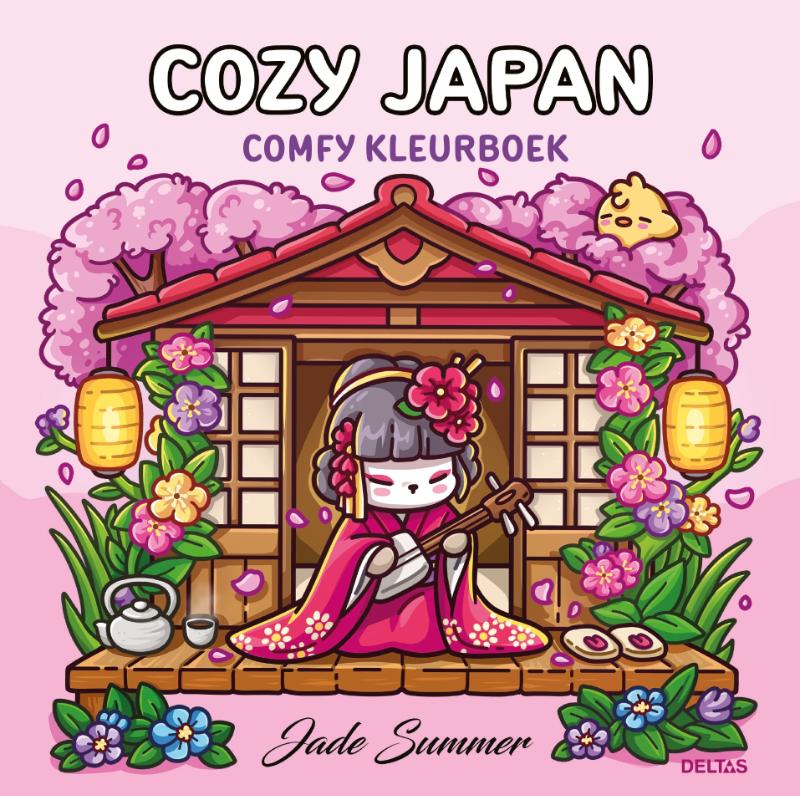 Omslag van Cozy Japan - Comfy kleurboek Jade Summer
