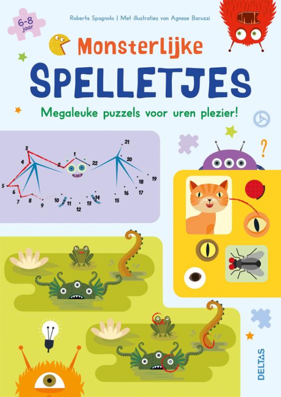 Omslag van Monsterlijke spelletjes (6-8 j.)