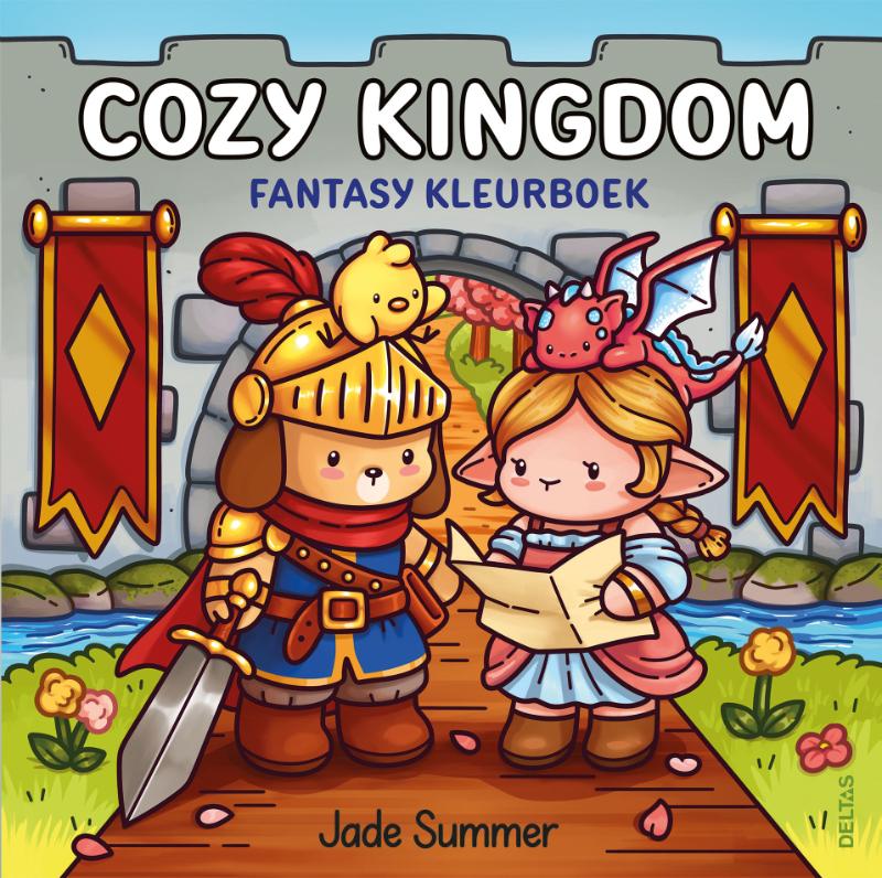 Omslag van Cozy Kingdom - Fantasy kleurboek Jade Summer