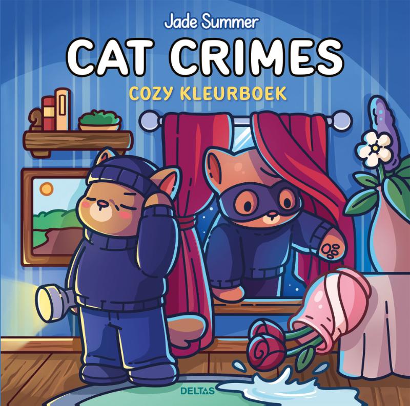 Omslag van Cat Crimes - Cozy kleurboek