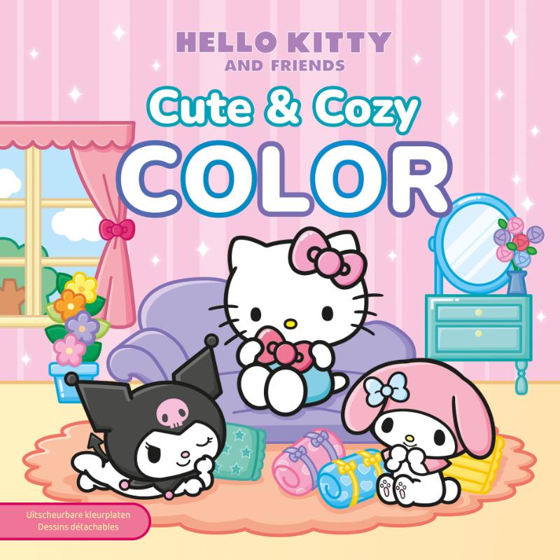 Omslag van Hello Kitty and Friends Cute & Cozy Color