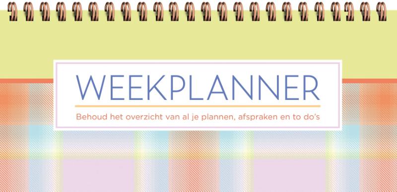 Omslag van Weekplanner - Yellow Tartan (Spiraal)