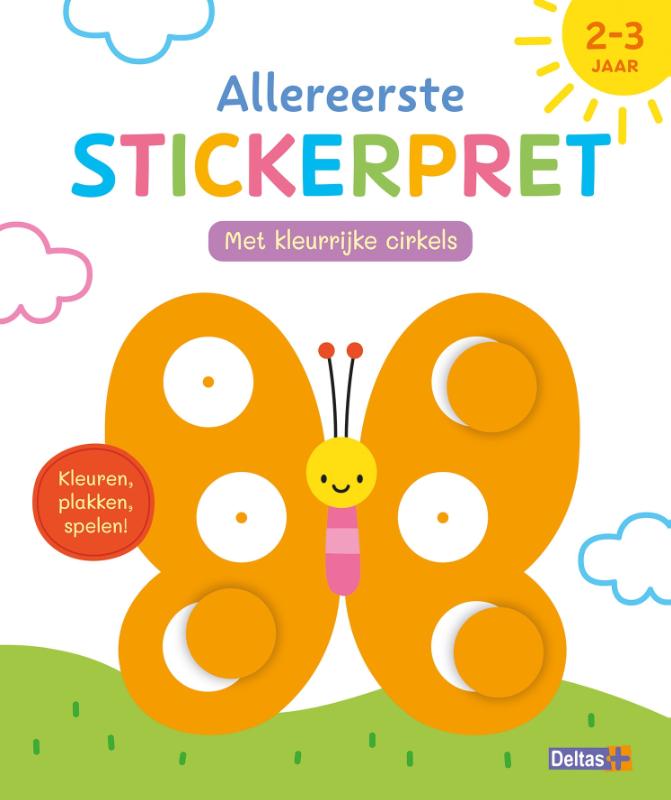 Omslag van Allereerste stickerpret met kleurrijke cirkels (2-3 j.)