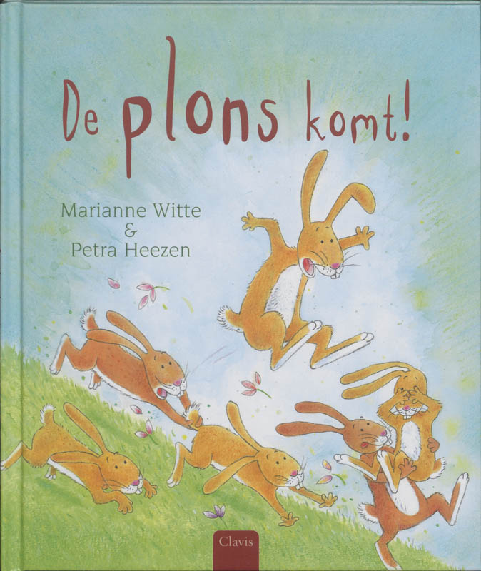 Omslag van De plons komt!