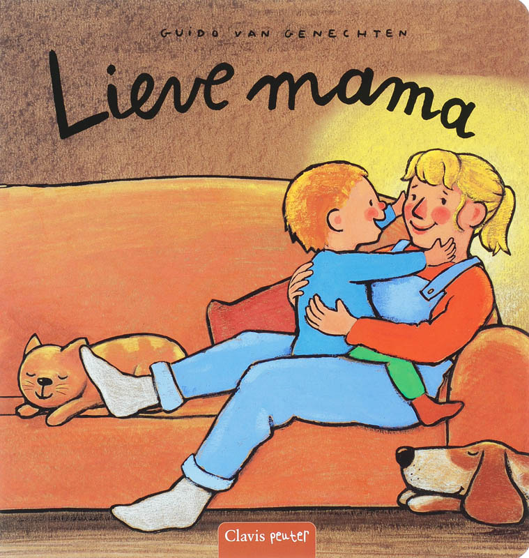 Omslag van Lieve mama kartonboekje