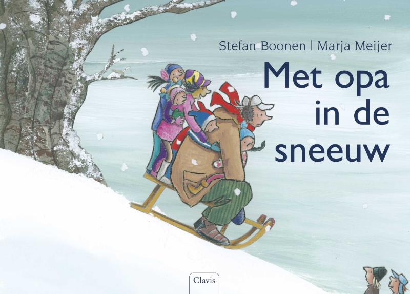 Omslag van Met opa in de sneeuw