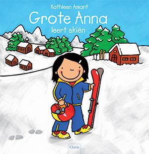 Omslag van Grote Anna leert skiën