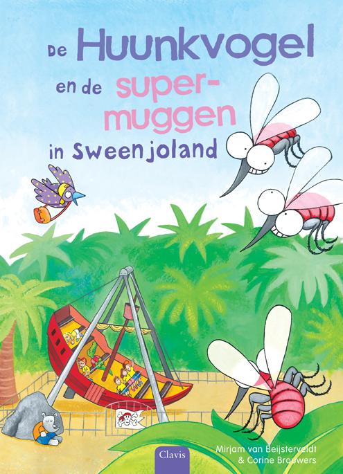 Omslag van De Huunkvogel en de supermuggen in Sweenjoland