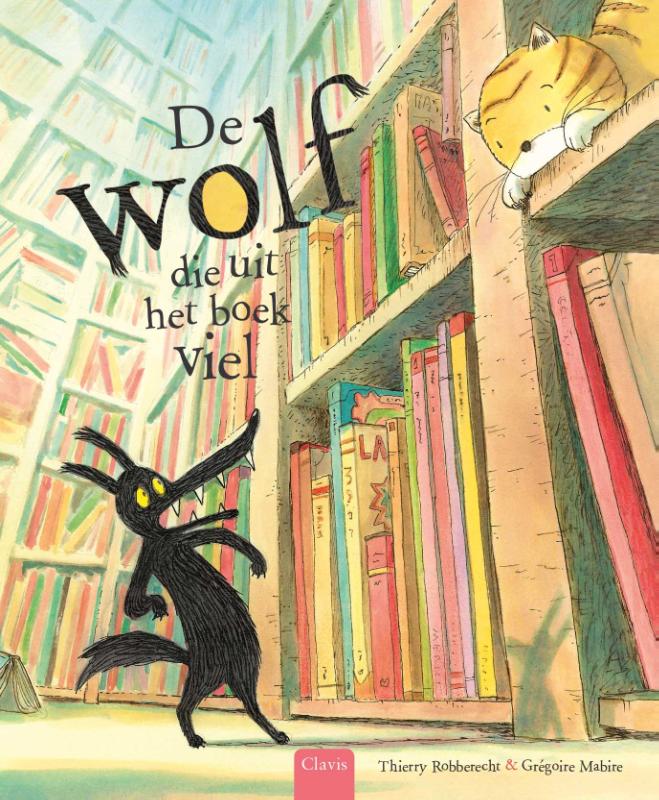 Omslag van De wolf die uit het boek viel