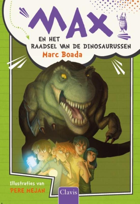 Omslag van Max en het geheim van de dinosaurussen