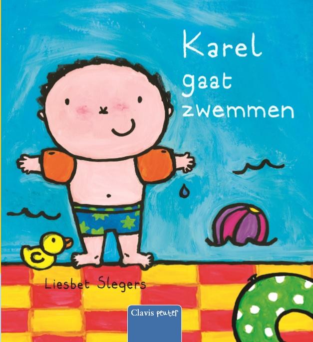 Omslag van Karel gaat zwemmen