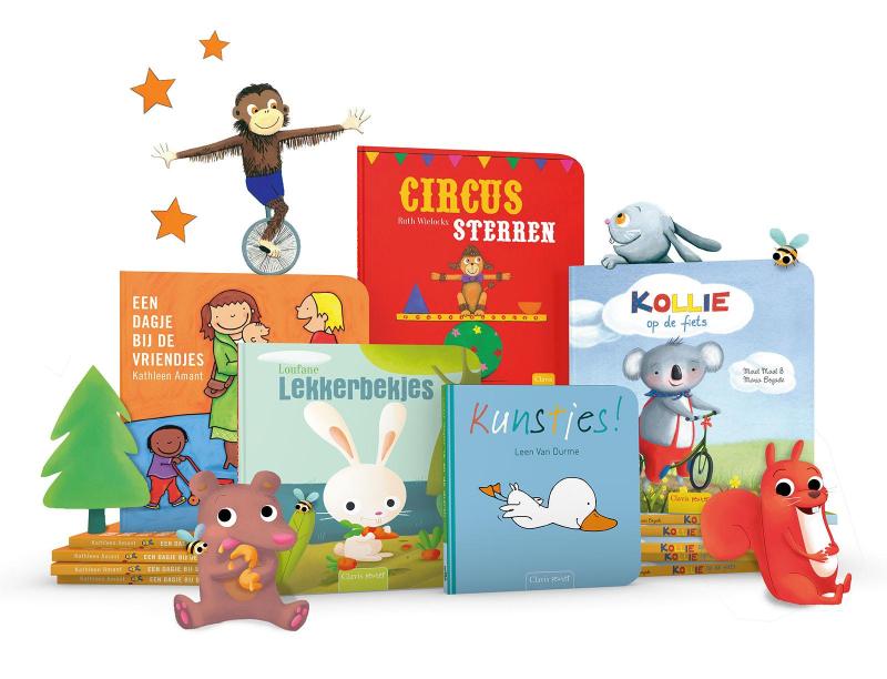 Omslag van Explosienummer Cadeaupakket peuterboeken (een dagje bij de vriendjes+circussterren+lekkerbekjes+kollie op de fiets+ kunstjes)