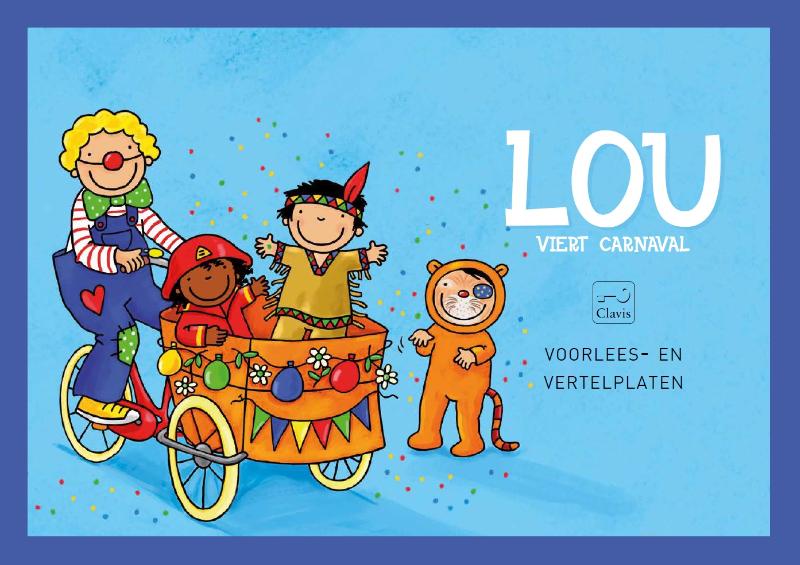 Omslag van Lou viert carnaval Vertelplaten